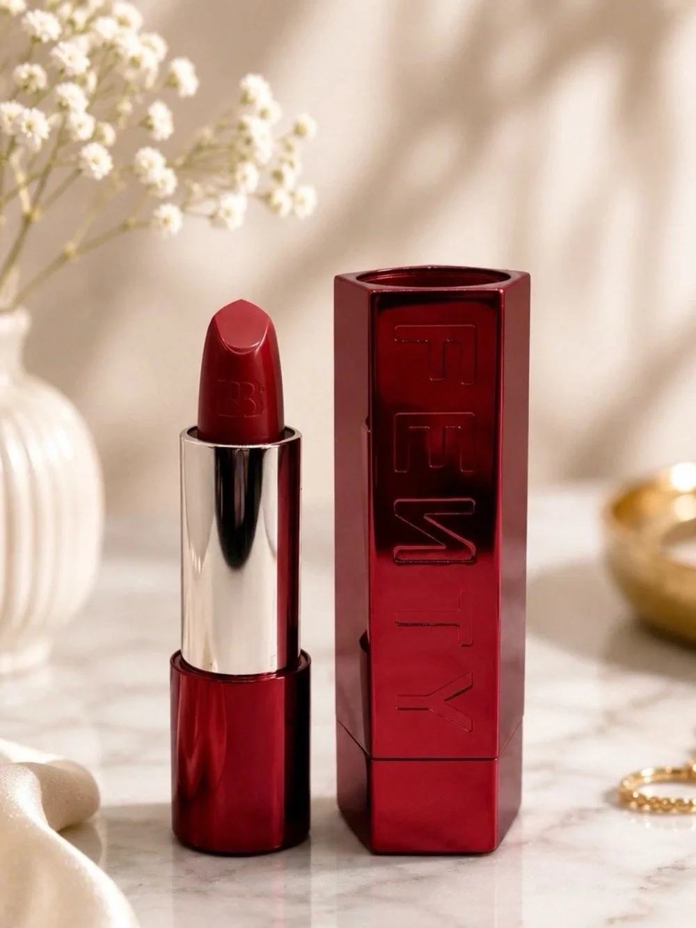 Fenty Beauty Icon Semi Matte Refillable Lipstick 15 KISSIN’ KUTIE